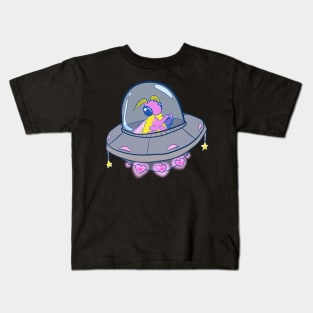 Moth UFO Kids T-Shirt